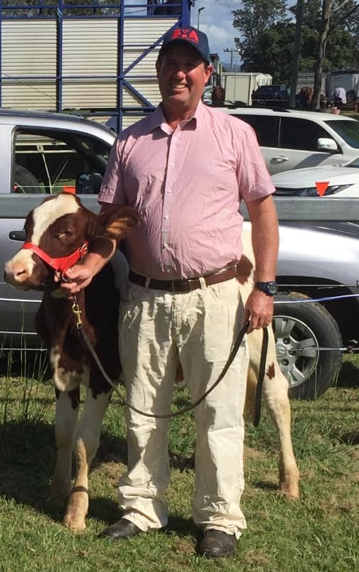 Reserve Junior Champion Riverwood Prue 455 owned by Ledger Family